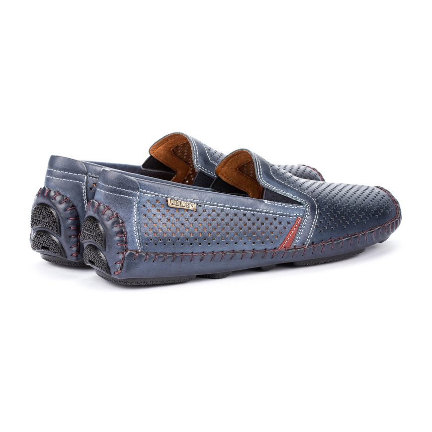 Men's Pikolinos JEREZ Moccasins Blue | NZ U10327Q